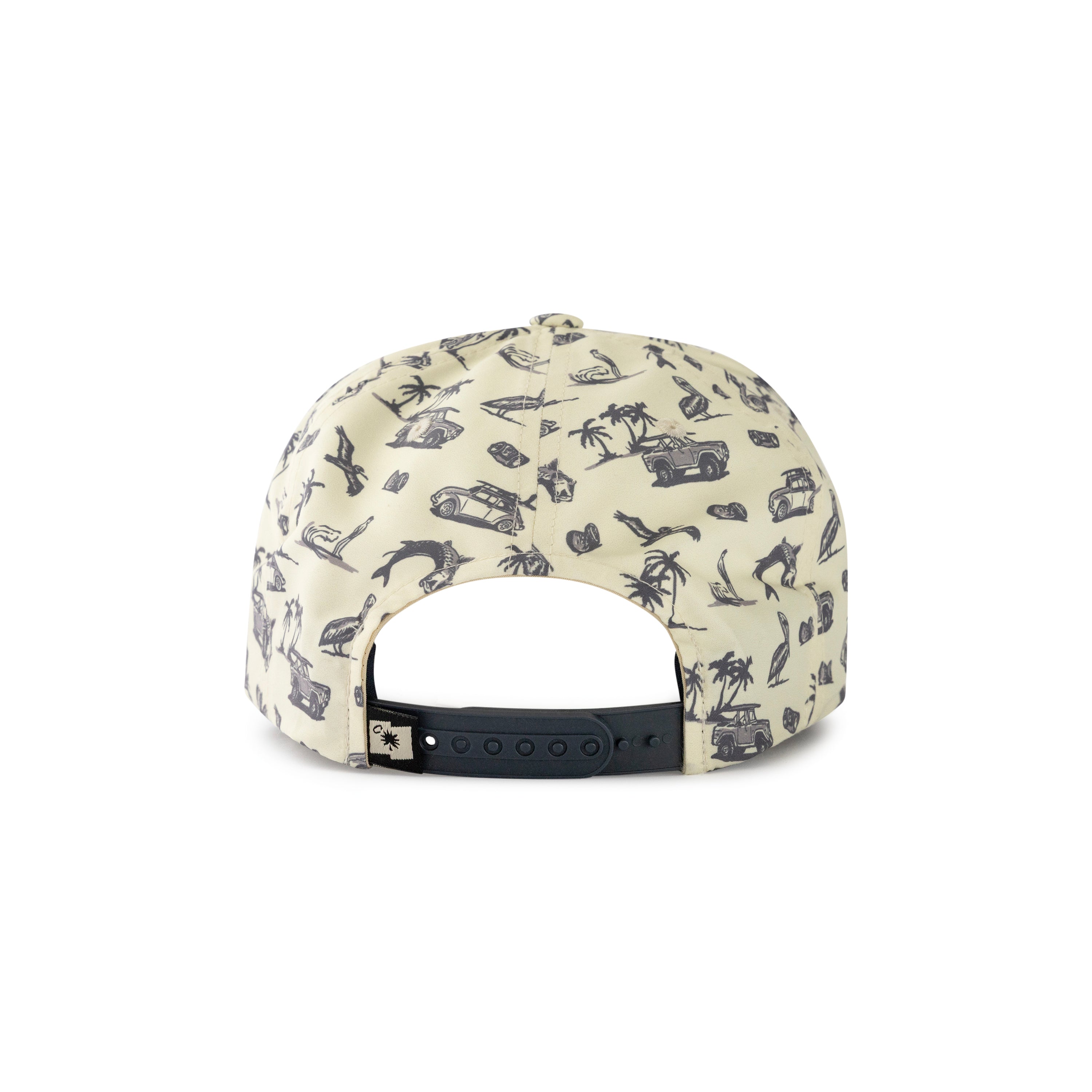 Performance Coastal Print Script Hat