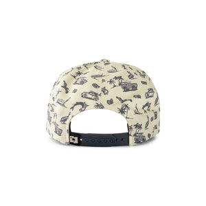 Performance Coastal Print Script Hat